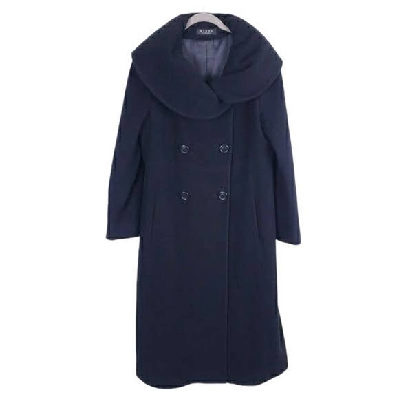 Searle Jackets & Coats Steve Searle Longline Shawl Collar Pea Coat